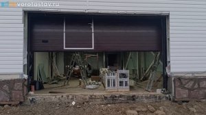 Промышленные секционные ворота Алютех ProTrend -Портфолио