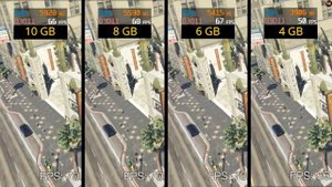 GTA V | 4gb vs 6gb vs 8gb vs 10gb | Ram Test | 2021