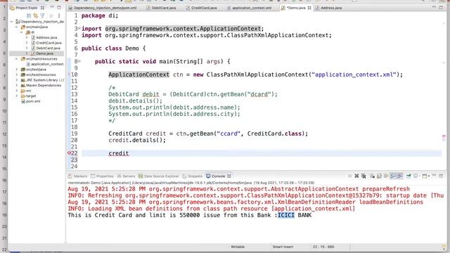 Spring Bean Scope | Singleton | Prototype | Eclipse Coding Step by Step with easy example | DI смотреть онлайн