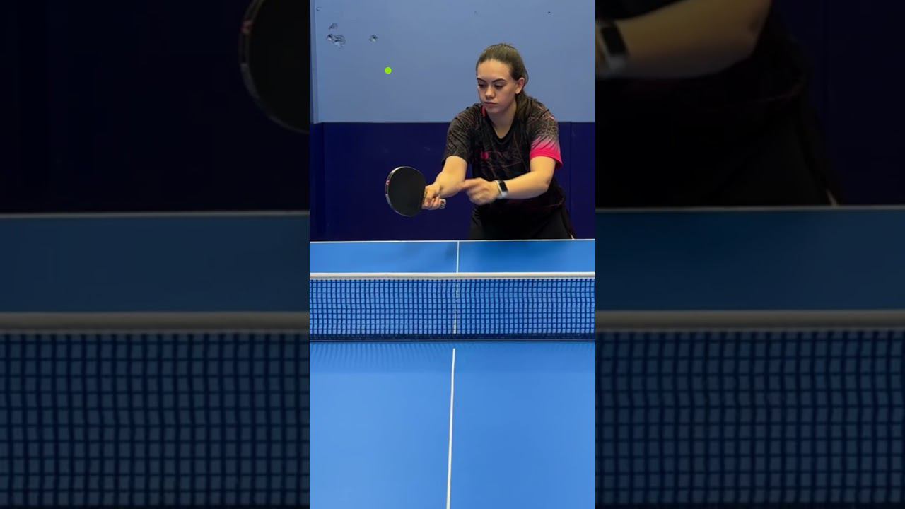 Как принимать нижнюю подачу? #tabletennis смотреть онлайн