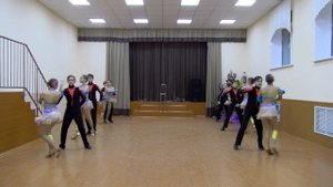 Ансамбль бального танца "Вдохновение" , средняя группа "Самба"