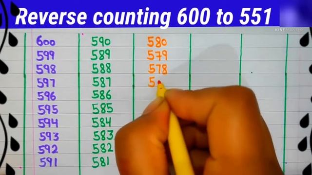 reverse counting 600 to 551। 600 to 551 reverse counting। смотреть онлайн