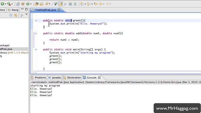 Java Screencast Tutorial 12 - Intro to Methods смотреть онлайн