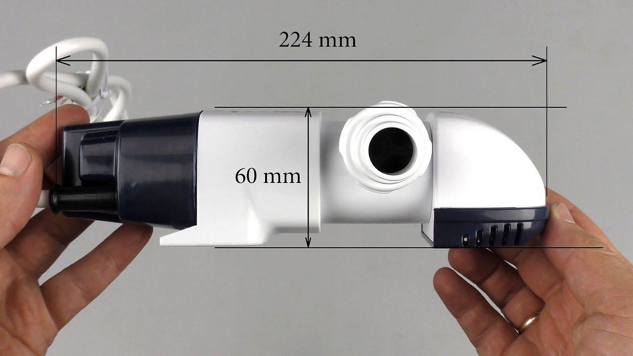 Низкопрофильная осушительная трюмная помпа TMC-30801 смотреть онлайн
