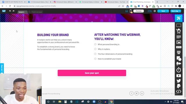 How to Create Free Landing Pages with GetResponse [2023 GetResponse Tutorial] смотреть онлайн
