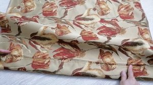 Как сшить наволочку с молнией на диванную подушку 70 х 70