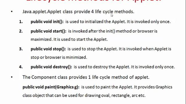 Java Applet Programming Part 1 смотреть онлайн