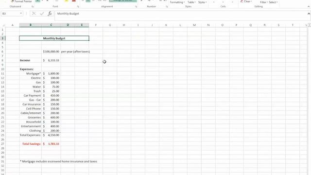 How to Budget Using Excel |$100,000 per Year Example | смотреть онлайн