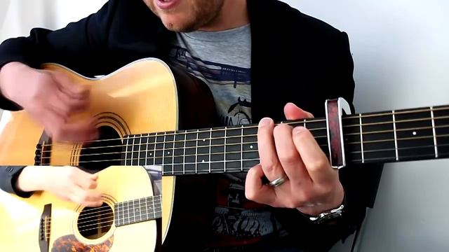 Green Day - 21 Guns - Easy Acoustic Guitar Lesson - Drue James смотреть онлайн