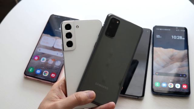 Samsung Galaxy S22 Vs Samsung Galaxy S21 Vs Galaxy S20 Vs Galaxy S10 Vs Galaxy S9! (Comparison) смотреть онлайн