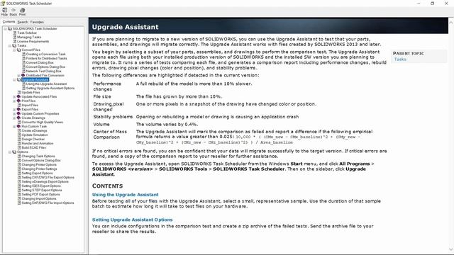 SOLIDWORKS Task Scheduler - Updating Files to Current Versions смотреть онлайн