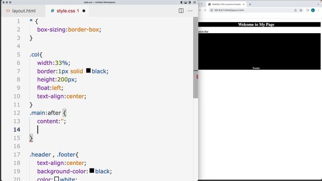 Create a web template in minutes with CSS float How to create a simple template CSS Float Layout