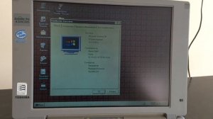 Включаем старый ноутбук 1996 года Toshiba 430CDC