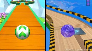Sky Rolling Balls vs Crazy Going Slide Ball Rolling - Gyro Balls 3D Games