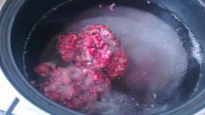 Компот из замороженной малины