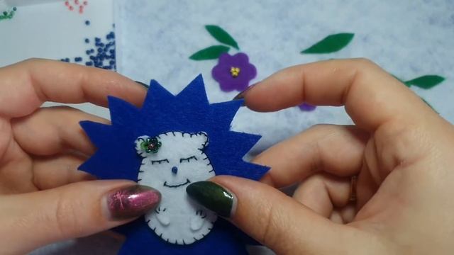 Ежик из фетра ?  своими руками ? мастер - класс