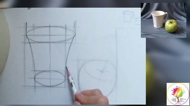 Видеоурок. Живопись в ограниченной цветовой гамме - 1 часть. смотреть онлайн