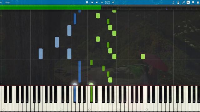 [Synthesia] Tale of the Nine Tailed BGM - Parting at the River of Three Crossings (Piano) смотреть онлайн
