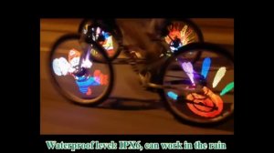 LED-анимация на колеса велосипеда