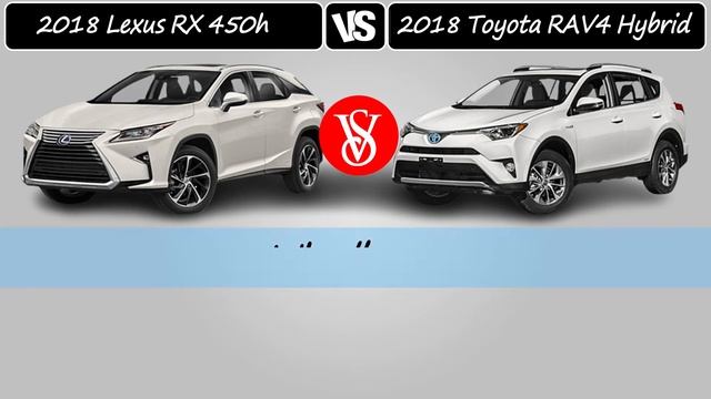 Lexus RX 450h 2018 vs Toyota RAV4 Hybrid 2018 || Lexus || Toyota || Car Compare смотреть онлайн