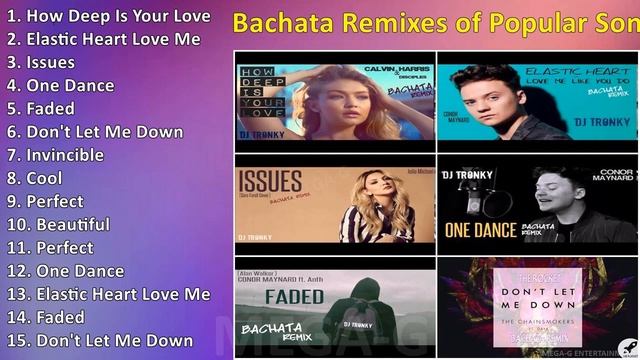 Bachata Remixes of Popular Songs ~ Grandes Éxitos Enganchados смотреть онлайн