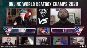 KING INERTIA VS KINDO | Online World Beatbox Championship Solo Battle | 1/8 FINAL