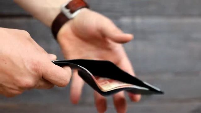 кошелек из мятой кожи, Cansoff смотреть онлайн