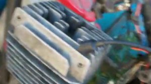 Искра на мотоцикле МИНСК (вторая катушка)