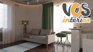 Дизайн интерьера квартиры для холостяка в 4К