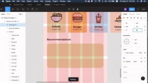 Creating a food app with Figma. Speed Design