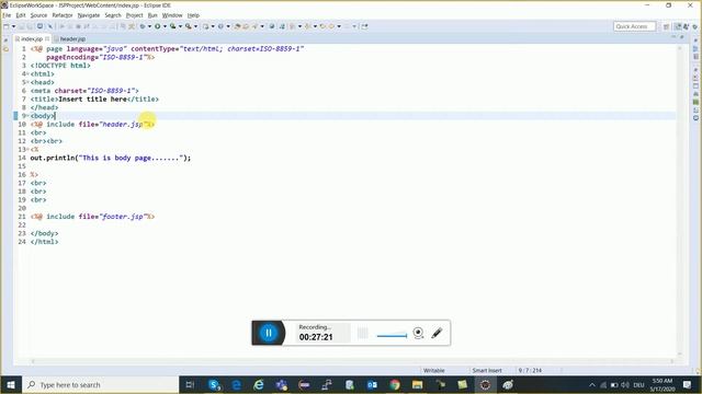 Java Server Pages (JSP) | JSP Full Tutorial For Beginner Hindi | Advance Java Tutorial In Hindi -11