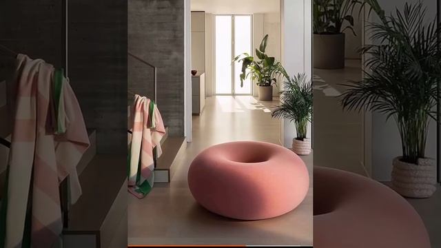 Стул пуф оттоманка Дизайнерский пончик (ссылка на товар в описании) смотреть онлайн