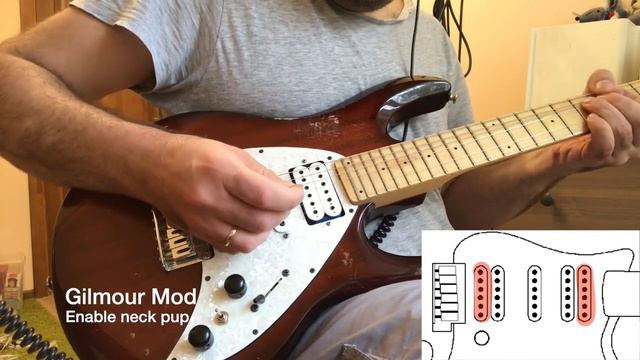 HSH Guitar Mods Demo: 13 pickup combinations and more! смотреть онлайн