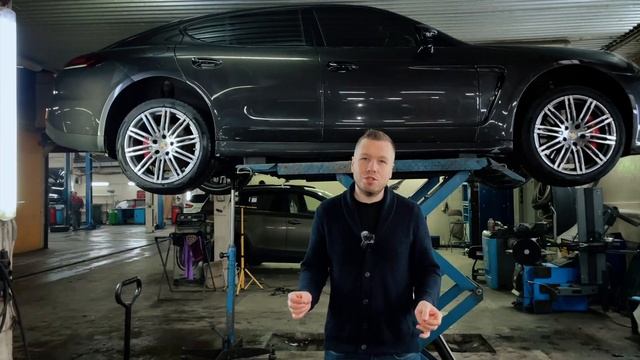 Porsche Panamera 4.8 Turbo - Мощный звук выхлопа смотреть онлайн
