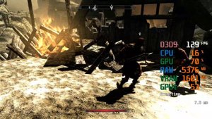 AMD Radeon RX 570 -- Intel Core i5-10400F -- The Elder Scrolls V Skyrim FPS Test