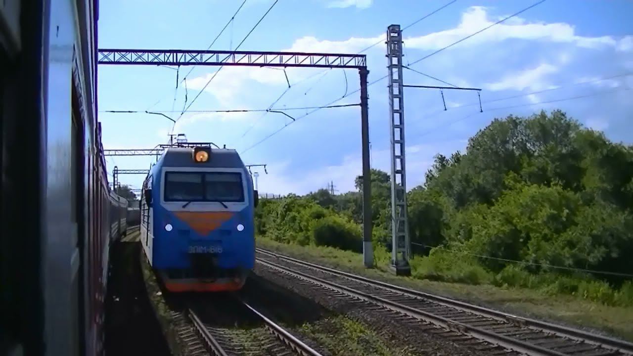 [РЖД] [ЭД9М] ЭП1М-616 с поездом №480 Санкт-Петербург - Сухум смотреть онлайн