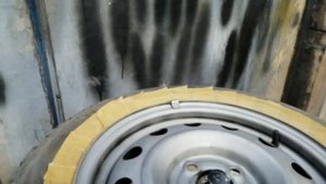 Покраска колёсных дисков за 250 рублей и час работы.