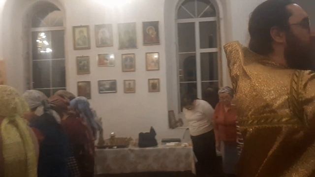 Окончание Таинства Елеосвящения.
