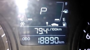 Hyundai Solaris расход топлива на холостых оборотах