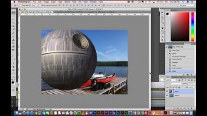 Star Wars Rogue One - Death Star Photoshop Tutorial - How to Photoshop the Death Star in your Photo