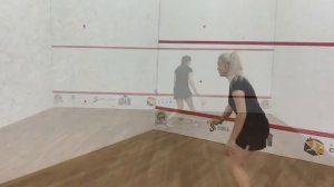 Сквош урок №17. Соло тренировка на точность ударов и контроль мяча. Мультиспорт в Лужниках.