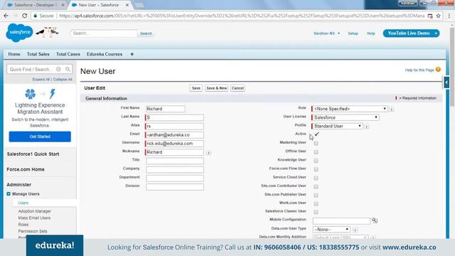 Salesforce Training Video For Beginners | Salesforce Admin 201 Training | Edureka Rewind - 4