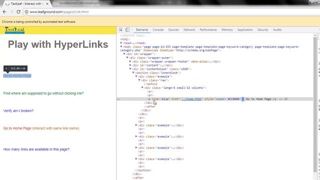 Selenium Tutorial series | Tamil | PART 4 - How to work with links in Selenium
