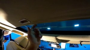 BMW E60.Полная разборка обшивки потолка(с люком)