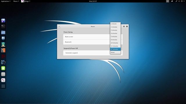 Отключение функции блокировки экрана Gnome в Kali 2 0 смотреть онлайн