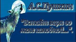 Встаёт заря во мгле холодной... А. Пушкин.mp4