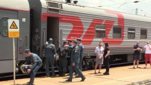 12 06 2021 Встреча команды Уссурийских газодымозащитников,   победителей первенства Дальнего Востока