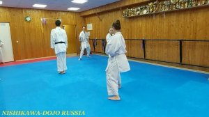 Вадо-кай (Вадо-рю) каратэ / Иппон кумитэ (Дзуки 7 & 8; Гери 5 & 6)