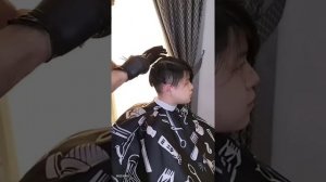 Мужская стрижка шторка, mens hair cat