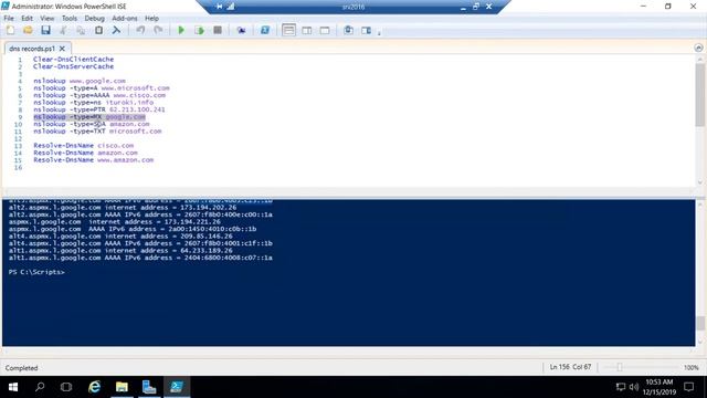 Компьютерные уроки/Windows Server 2016/70-741/Урок 6 (Проверка DNS записей)
